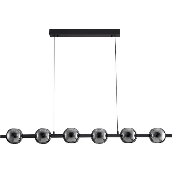 

Подвесной светильник LED Arte Lamp Markab A2471SP-12BK (плафоны шарики), Дымчатый, Markab A2471SP-12BK