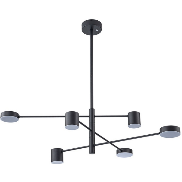 

Потолочная светодиодная люстра на штанге Arte Lamp Stanley A2476PL-40BK, Черный, Stanley A2476PL-40BK