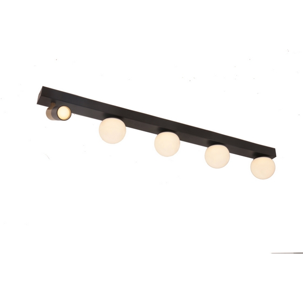 

Потолочный светильник с направленным светом LED Arte Lamp Zosma A2608PL-5BK (плафоны шарики), Белый, Zosma A2608PL-5BK