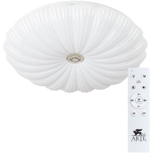 

Потолочная люстра светодиодная с пультом Arte Lamp Biscotti A2675PL-72WH, Белый, Biscotti A2675PL-72WH