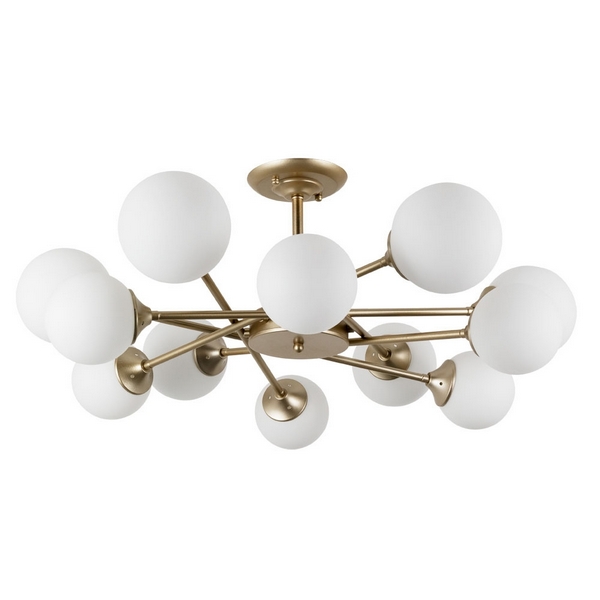 

Потолочная люстра Arte Lamp Marco A2703PL-12SG, Золото, Marco A2703PL-12SG