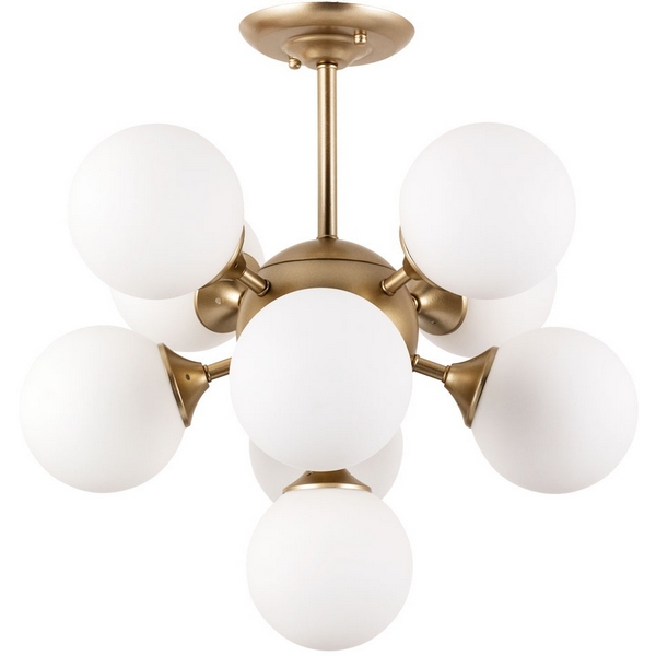 

Потолочная люстра Arte Lamp Fobos A2704PL-9SG, Белый, Fobos A2704PL-9SG