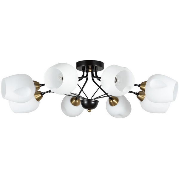 

Потолочная люстра Arte Lamp Brighton A2706PL-8CK, Черно-белый, Brighton A2706PL-8CK