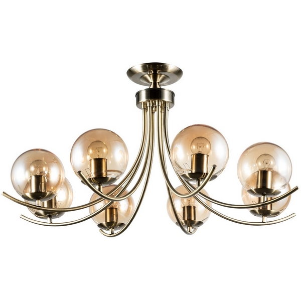 

Потолочная люстра Arte Lamp Scarlett A2715PL-8AB, Золото, Scarlett A2715PL-8AB
