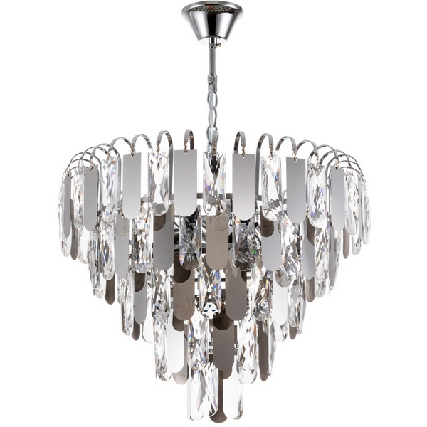 

Подвесная каскадная люстра хрустальная Arte Lamp Vivien A2719SP-6CC, Хром, Vivien A2719SP-6CC