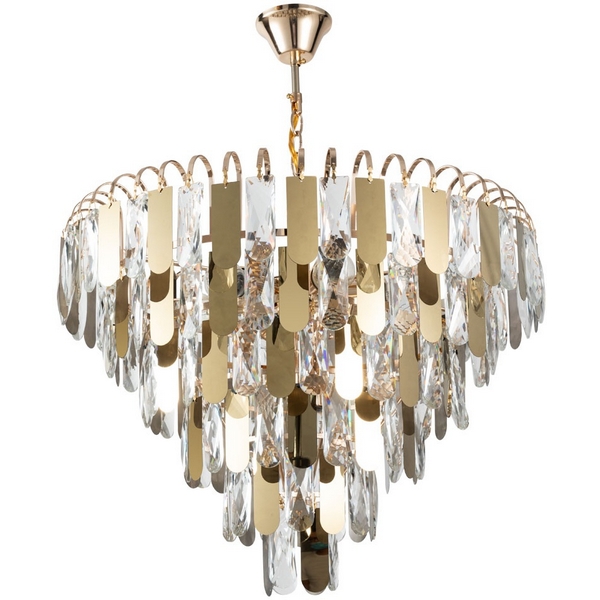 

Подвесная люстра хрустальная Arte Lamp Vivien A2719SP-8GO, Золото, Vivien A2719SP-8GO