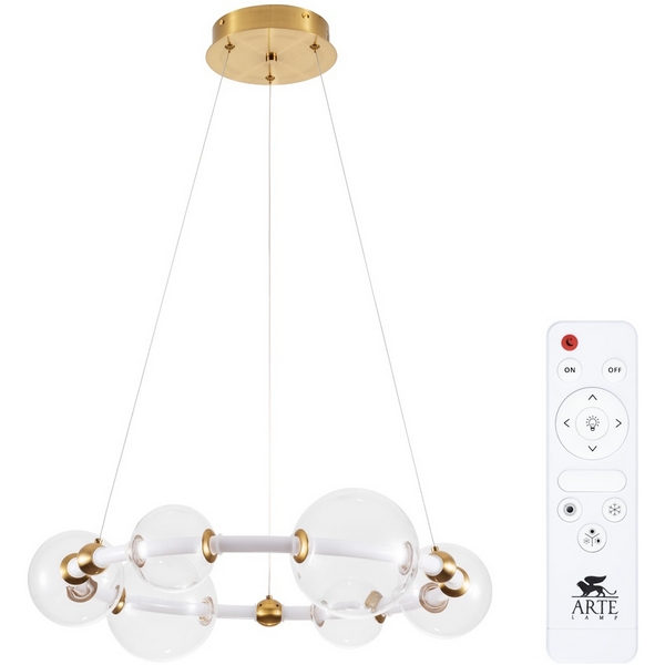 

Подвесной светильник светодиодный с пультом Arte Lamp Crocus A2780LM-30PB, Медный, Crocus A2780LM-30PB
