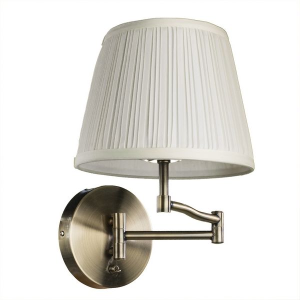 

Бра с выключателем Arte Lamp California A2872AP-1AB, Белый, California A2872AP-1AB