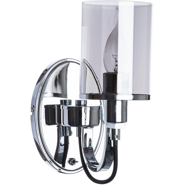 

Бра с выключатаелем Arte Lamp Ombra A2995AP-1CC, Серый, Ombra A2995AP-1CC