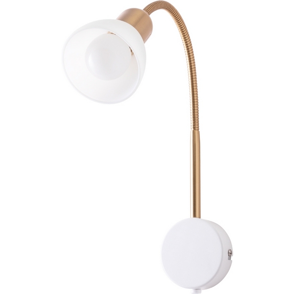 

Бра с выключателем Arte Lamp Falena A3116AP-1WH, Белый, Falena A3116AP-1WH