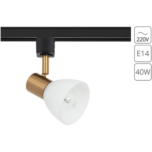 

Трековый светильник однофазный 220V Arte Lamp Falena A3117PL-1BK, Черный, Falena A3117PL-1BK