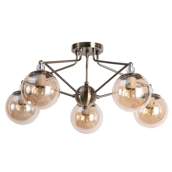 

Потолочная люстра Arte Lamp Enigma A3133PL-5AB, Коричневый, Enigma A3133PL-5AB