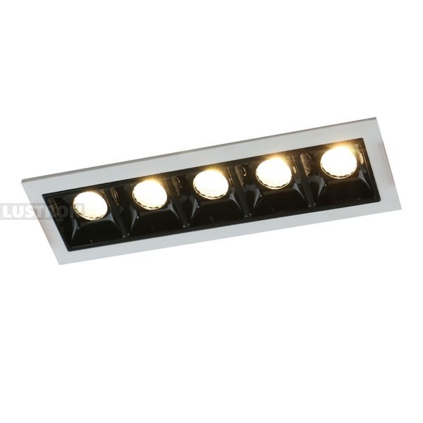 

Светодиодный встраиваемый светильник Arte Lamp Grill A3153PL-5BK, Белый, Grill A3153PL-5BK