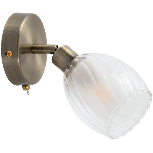 

Спот с выключателем Arte Lamp Biham A3184AP-1AB, Бронза, Biham A3184AP-1AB