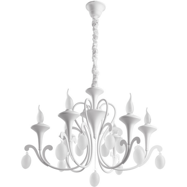 

Подвесная люстра Arte Lamp Montmartre A3239LM-6WH, Белый, Montmartre A3239LM-6WH