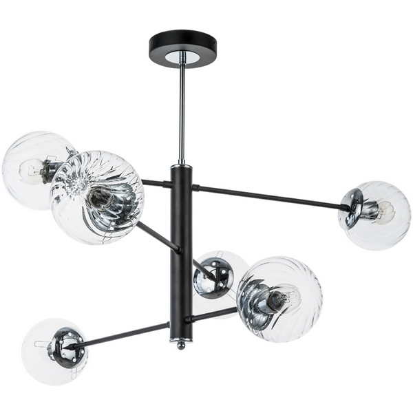 

Потолочная люстра Arte Lamp Segin A3566PL-6BK, Черный, Segin A3566PL-6BK