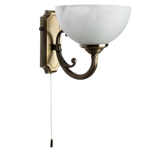 

Бра с выключателем Arte Lamp Windsor A3777AP-1AB, Белый, Windsor A3777AP-1AB