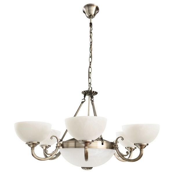 

Подвесная люстра Arte Lamp Windsor A3777LM-6-2AB, Белый, Windsor A3777LM-6-2AB