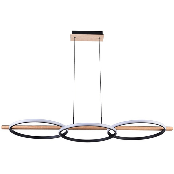 

Подвесной светильник с пультом управления LED Arte Lamp Fluido A3913SP-24BK кольцо, Черный, Fluido A3913SP-24BK