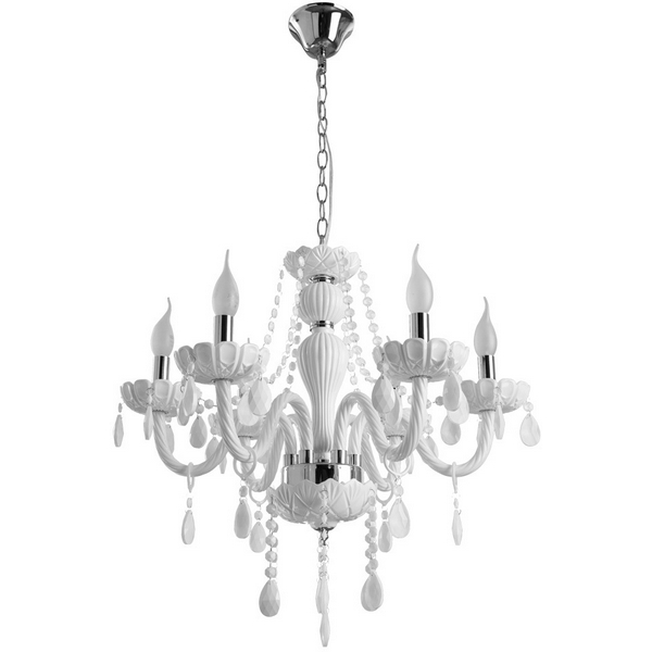 

Подвесная люстра Arte Lamp Teatro A3964LM-6WH, Белый, Teatro A3964LM-6WH