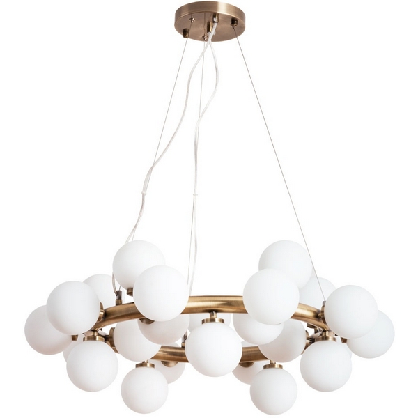 

Подвесная люстра молекулы Arte Lamp Bolla-piccolo A3988SP-25AB, Белый, Bolla-piccolo A3988SP-25AB