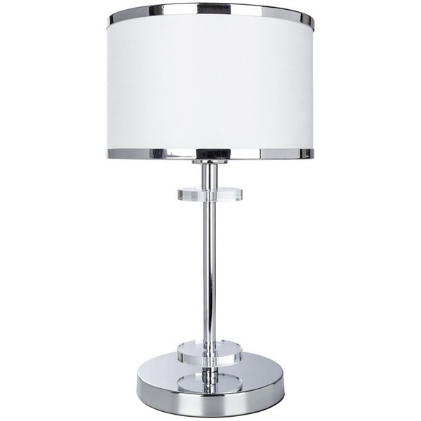 

Интерьерная настольная лампа с выключателем Arte Lamp Furore A3990LT-1CC, Белый, Furore A3990LT-1CC