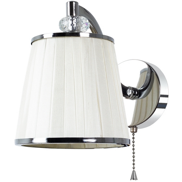 

Бра с выключателем Arte Lamp Talitha A4047AP-1CC, Белый, Talitha A4047AP-1CC