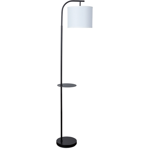 

Торшер с полкой Arte Lamp Connor A4053PN-1BK, Белый, Connor A4053PN-1BK