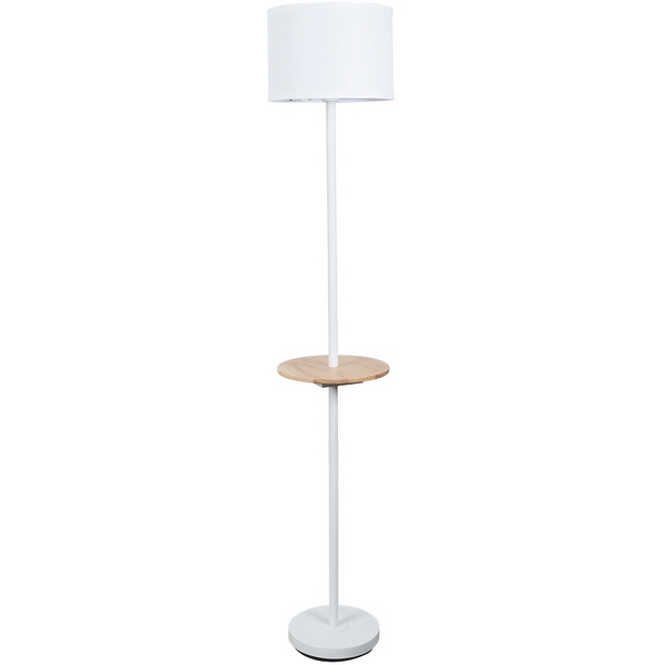 

Торшер с полкой Arte Lamp Combo A4056PN-1WH, Белый, Combo A4056PN-1WH