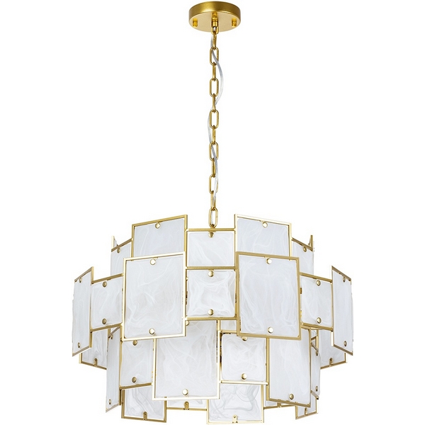 

Подвесная люстра Arte Lamp Theemin A4068LM-12SG, Белый, Theemin A4068LM-12SG