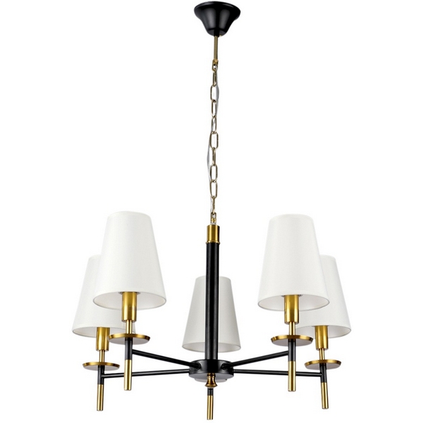 

Подвесная люстра Arte Lamp Riccardo A4075LM-5BK, Белый, Riccardo A4075LM-5BK