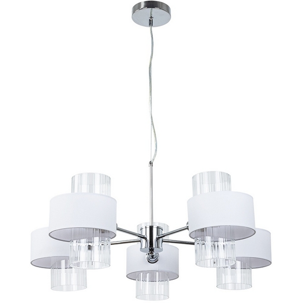 

Подвесная люстра Arte Lamp Fantasia A4076LM-5CC, Белый, Fantasia A4076LM-5CC