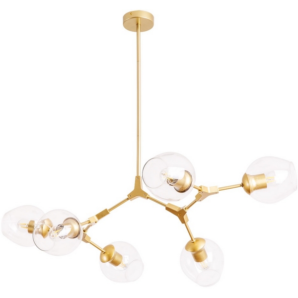 

Потолочная люстра Arte Lamp Yuka A4103SP-6GO, Золото, Yuka A4103SP-6GO