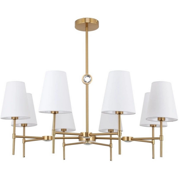 Изображение товара Потолочная люстра на штанге Arte Lamp Daniella A4104LM-8PB классика 8 ламп