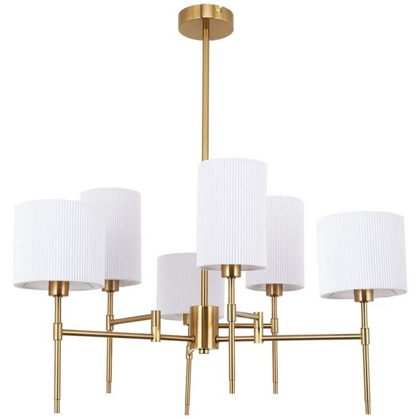 Изображение товара Потолочная люстра на штанге Arte Lamp Debora A4108LM-6PB классический стиль