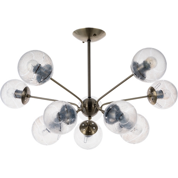 

Потолочная люстра Arte Lamp Meissa A4164PL-10AB, Бронза, Meissa A4164PL-10AB