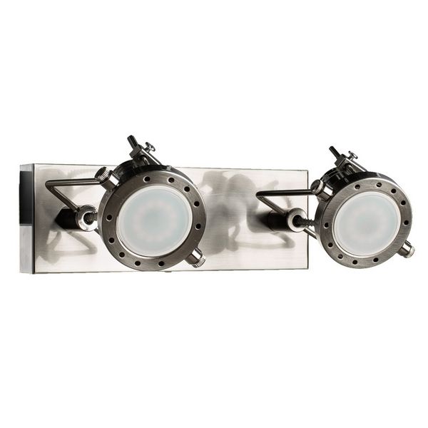 

Спот Arte Lamp Costruttore A4300AP-2SS, Серебро, Costruttore A4300AP-2SS