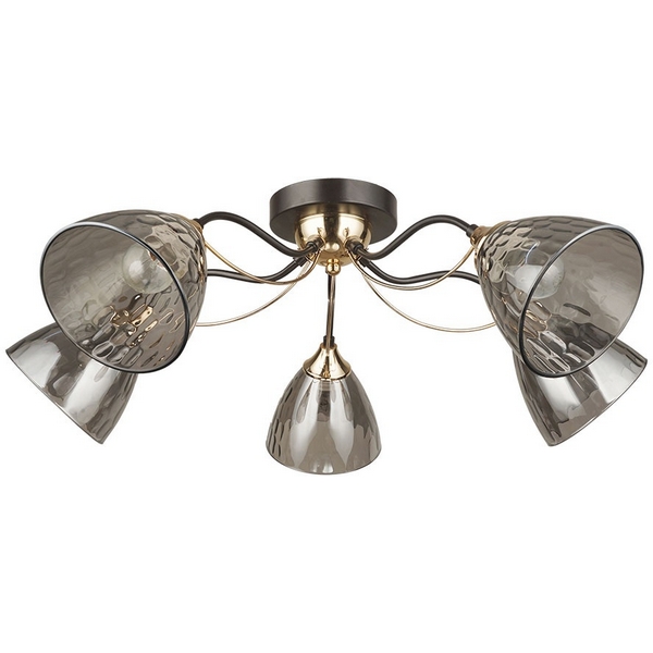 

Потолочная люстра Arte Lamp Lily A4366PL-5BK, Дымчатый, Lily A4366PL-5BK