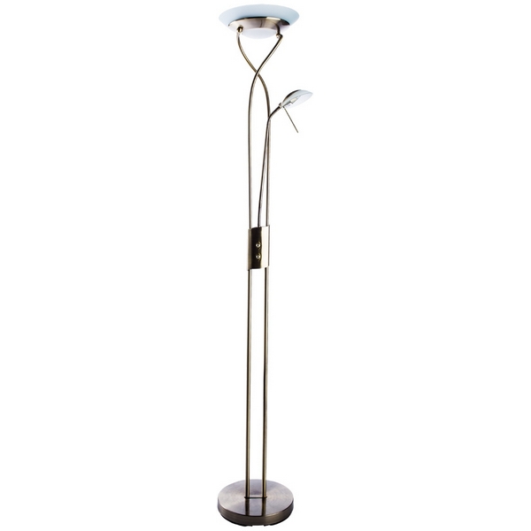 

Торшер с выключателем Arte Lamp Duetto A4399PN-2AB, Бронза, Duetto A4399PN-2AB