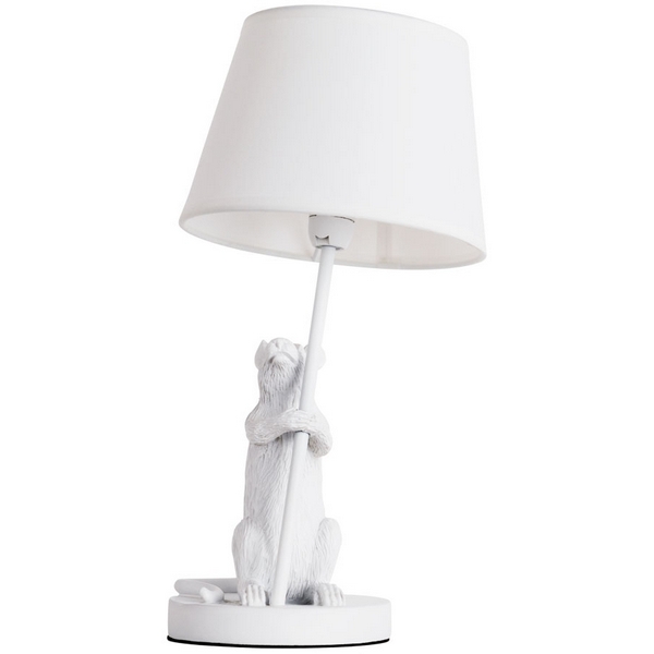 

Интерьерная настольная лампа Arte Lamp Gustav A4420LT-1WH, Белый, Gustav A4420LT-1WH