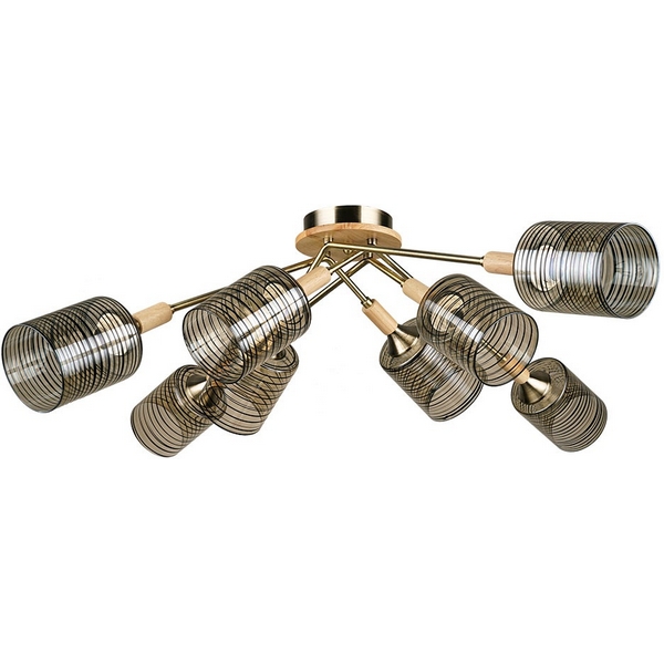 

Потолочная люстра Arte Lamp Maria A4536PL-8AB, Янтарный, Maria A4536PL-8AB