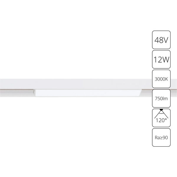 

Трековый светильник светодиодный магнитный 48V Arte Lamp Linea A4642PL-1WH, Белый, Linea A4642PL-1WH