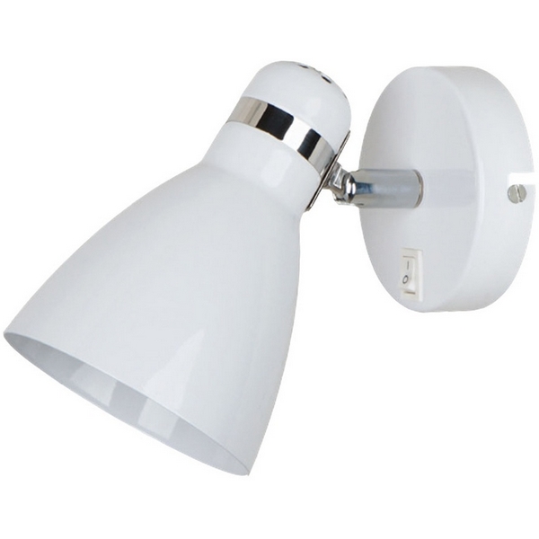 

Спот с выключателем Arte Lamp Mercoled A5049AP-1WH, Белый, Mercoled A5049AP-1WH