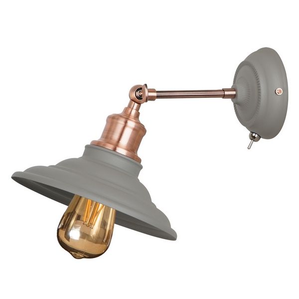 

Спот с выключателем Arte Lamp Lido A5067AP-1GY, Серый, Lido A5067AP-1GY