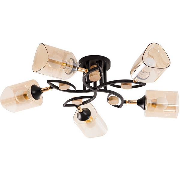 Изображение товара Потолочная люстра Arte Lamp Glamore A5076PL-5BK