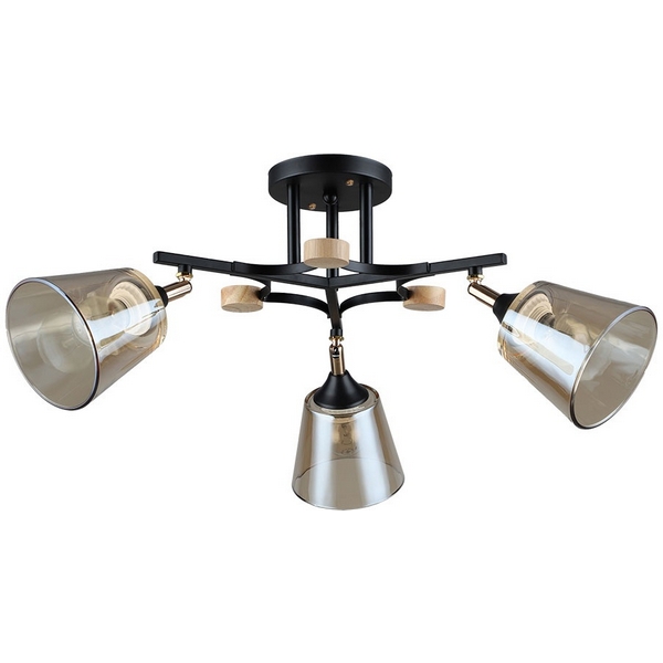 

Потолочная люстра Arte Lamp Glassy A5078PL-3BK, Янтарный, Glassy A5078PL-3BK