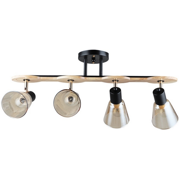 

Спот потолочный Arte Lamp Harmony A5112PL-4BK, Янтарный, Harmony A5112PL-4BK