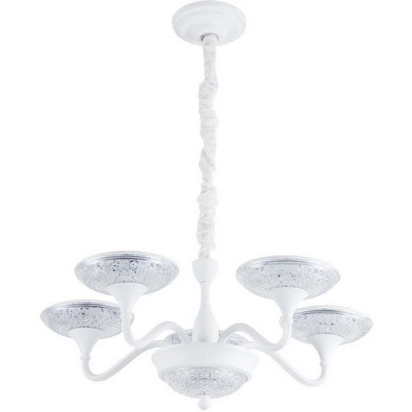 

Подвесная люстра светодиодная Arte Lamp Bern A5168LM-5WH, Белый, Bern A5168LM-5WH