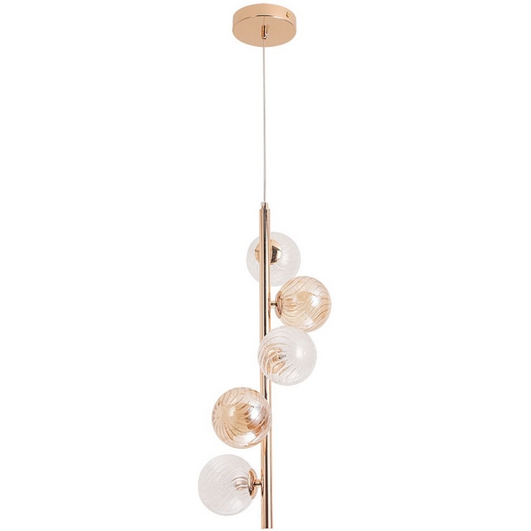 

Подвесной светильник Arte Lamp Etereo A5261SP-5GO, Янтарный, Etereo A5261SP-5GO