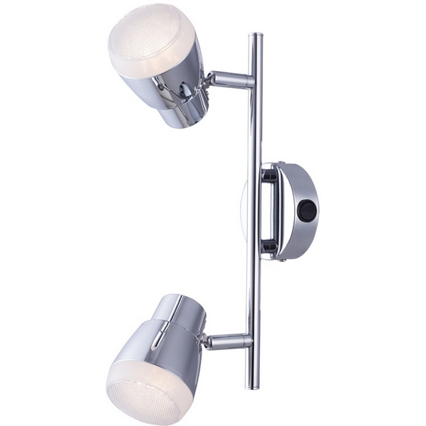 

Спот с выключателем светодиодный на штанге Arte Lamp Cuffia A5621AP-2CC, Хром, Cuffia A5621AP-2CC